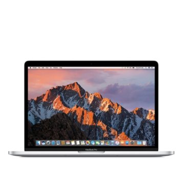 Лаптоп Apple MacBook Pro 13 (Z0UJ00036/BG), сребрист, двуядрен Kaby Lake Intel Core i5-7360U 2.3/3.6GHz, 13.3" (33.78 cm) Quad HD IPS LED Retina Display, 8GB, 128GB SSD, 2x Thunderbolt 3, Sierra, 1.37kg | JAR Computers Apple MacBook Pro 13 Silver Z0UJ00036/BG