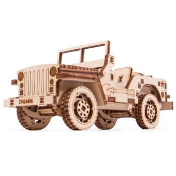 3D пъзел Wood Trick Jeep, дървен, 45 части image