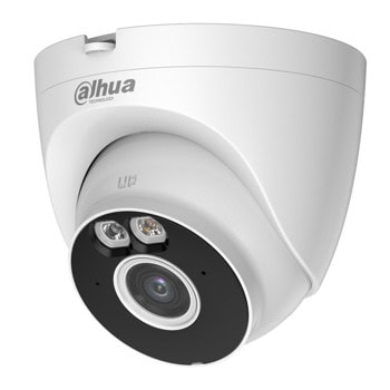 IP камерa Dahua T3A-PV-0360B Turret, куполна камера, 3MPix(2304x1296@30fps), 3.6mm обектив, H.265/H.264/H.264H/H.264B/MJPEG, IR осветление (до 30m), външна IP67, Wi-Fi, microSD до 256GB, микрофон, говорител | JAR Computers Dahua T3A-PV-0360B Turret