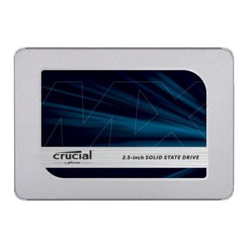 Памет SSD 1TB Crucial MX500, SATA 6Gb/s, 2.5" (6.35 cm), скорост на четене 560 MB/s, скорост на запис 510MB/s image