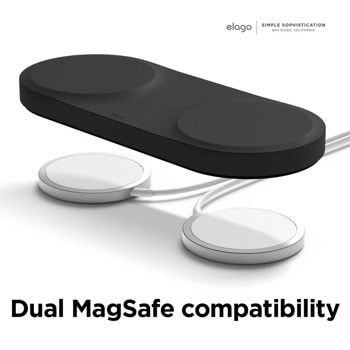 Силиконова поставка MagSafe Charging Hub Duo black