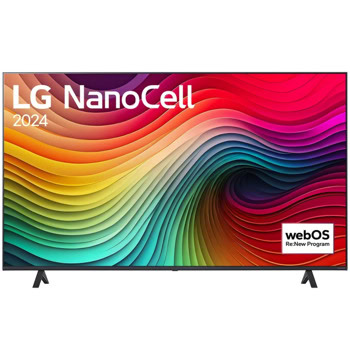 Телевизор LG 55NANO81T3A, 55" (139.7cm) 4K/UHD DLED Smart TV, HDR, 4K AI Upscale, AI Sound Pro, DVB-T2/C/S2, Wi-Fi, Bluetooth, LAN, 3x HDMI, 2x USB | JAR Computers LG 55NANO81T3A