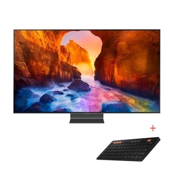 Телевизор Samsung QE65QN90AATXXH в комплект с клавиатура Samsung Smart Keyboard Trio 500 Black, 65" (165.1 cm) 4K UHD NEO QLED TV, HDR, DVB-T2/T/C/S2/S, LAN, Wi-Fi, 4x HDMI, 2x USB | JAR Computers Samsung QE65QN90AATXXH_EJ-B3400UBEGEU