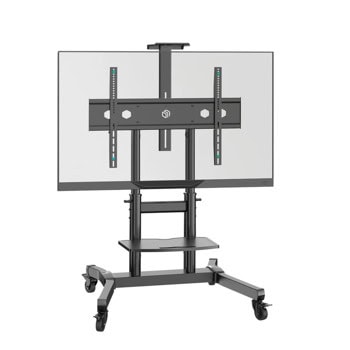 Стойка за телевизор ONKRON TS1891-B, за под, за екрани от 50" до 90", VESA до 800x600, до 90 кг, черна | JAR Computers Стойка за телевизор ONKRON TS1891-B