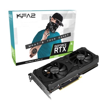 Видео карта Nvidia GF RTX 3060, 12GB, KFA2 OC, PCI-E 4.0,GDDR6, 192-bit, DisplayPort, HDMI | JAR Computers KFA2 GeForce RTX 3060 12GB