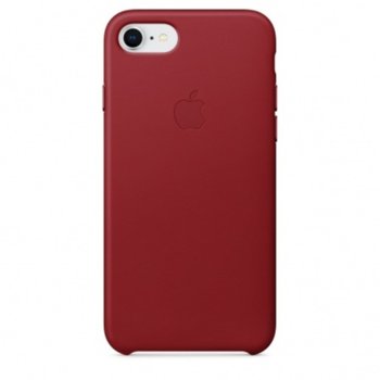 Apple iPhone 8/7 Leather Case Red