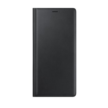 Samsung Galaxy Note 9 Leather Wallet Cover Black
