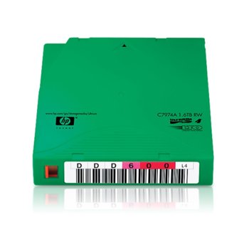 Комплект архивиращи устройства, HP C7974AN, LTO-4 Ultrium, 820 m, 1.6TB, 20 бр. | JAR Computers HP LTO-4 Ultrium 1.6TB Non-custom Label Data Cartr