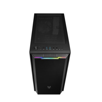 Кутия Fortron CST310, micro ATX/Mini ITX, 2x USB 3.0, прозорец, RGB, черна, без захранване | JAR Computers Fortron CST310 POC0000069
