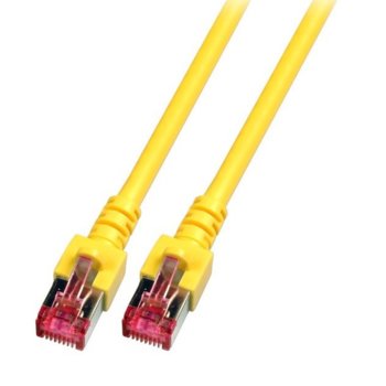 Пач кабел Cat.6 1m SFTP Жълт K5511.1
