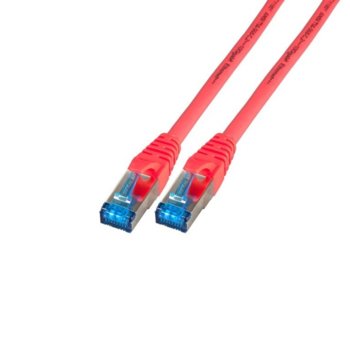 Пач кабел EFB Elektronik Superflex, SFTP, Cat.6a, 0.5m, червен | JAR Computers EFB Elektronik Cat.6a SFTP червен K5534FRT.0,5