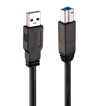 Кабел Lindy 43098, от USB Type A(м) към USB Type B(м), 10m, черен | JAR Computers LINDY LNY-43098 USB 3.1 активен кабел A/B 10.0 м