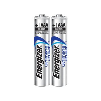 Батерия литиева Energizer Ultimate ААА, 1.5V, 2 бр