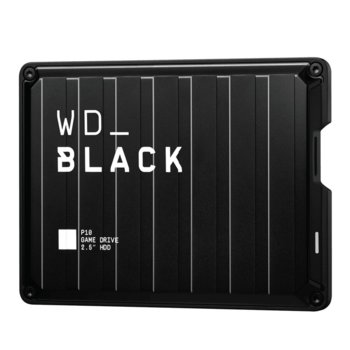 Твърд диск 4TB, Western Digital P10 Game Drive, черен, външен, USB 3.2 Gen 1 | JAR Computers WD 4TB P10 Game Drive WDBA3A0040BBK