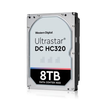 Твърд диск 8TB HGST Ultrastar DC HC320 HUS728T8TAL5204(0B36400), SAS 12Gb/s, 7 200 rpm, 256MB кеш, 512e sector size(Secure Erase), 3.5" (8.89 cm) | JAR Computers 8TB HGST Ultrastar DC HC320 HUS728T8TAL5204