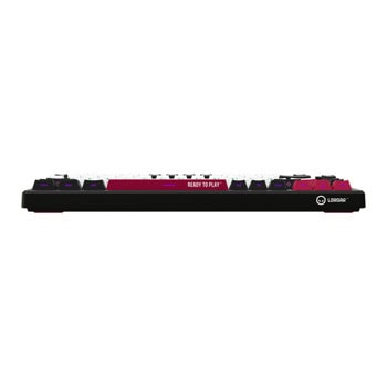 Lorgar KBP7075W Black/red LRG-KBP7075W-BK-US