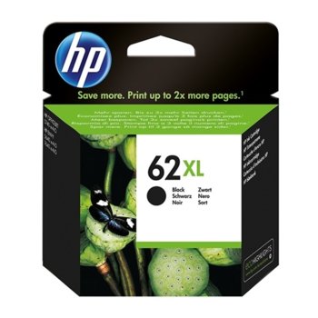 Касета за HP Envy 55XX, 56XX, 76XX / HP Officejet 200, 250, 57XX, 7640 - Black, HP 62XL - P№ C2P05AE - 600 брой копия | JAR Computers HP C2P05AE Black