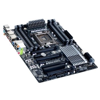 Дънна платка Gigabyte X79-UP4, X79, LGA2011, DDR3 @ 2133MHz, 4xPCI-E (SLi/CF), SB7.1, Lan1000, 6xSATA 6Gb/s RAID 0,1, 4xUSB3.0, 2xeSATA 6Gb/s, ATX | JAR Computers Gigabyte X79-UP4