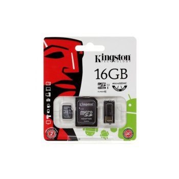 Kingston 16GB Multi Kit micSD/adapt MBLY10G2/16GB