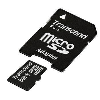 8GB microSDHC Transcend Premium TS8GUSDHC10
