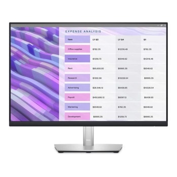Монитор Dell P2423, 24" (60.96 cm) IPS панел, WUXGA, 5ms, 1000:1, 300 cd/m2, DisplayPort, HDMI, DVI, VGA, USB | JAR Computers Dell P2423