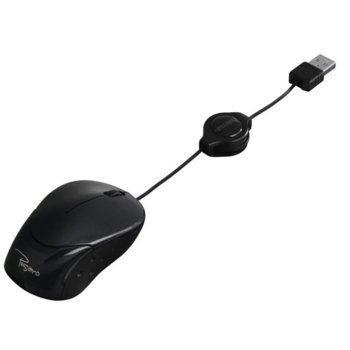 Мишка Hama Pesaro, оптична (1200 dpi), USB, черна image