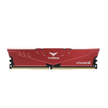 Памет 8GB DDR4, 3200MT/s, Team Group T-Force Vulcan Z TLZRD48G3200HC16C01, 1.35V, червена | JAR Computers Team Group T-Force Vulcan Z 8GB 3200MHz
