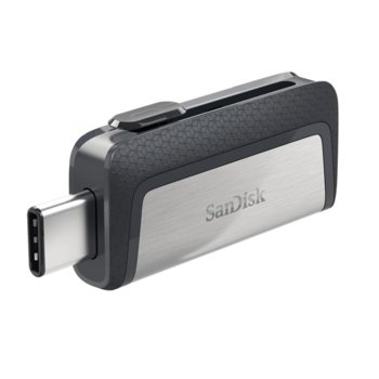 Памет 128GB USB Flash Drive, SanDisk Ultra Dual SDDDC2-128G-G46, USB 3.1, USB Type C/USB Type A OTG | JAR Computers 128GB SanDisk Ultra Dual USB Type-C