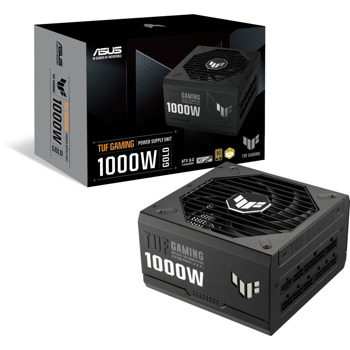 Захранване Asus TUF Gaming, 1000W, Active PFC, 80PLUS Gold, 135mm вентилатор | JAR Computers Asus TUF Gaming 1000W Gold 90YE00S1-B0NA00
