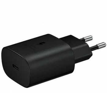 Зарядно устройство Samsung Travel Adapter (EP-TA800NBEGEU), от контакт към USB-C (ж), 25W, черно | JAR Computers Samsung EP-TA800NBEGEU