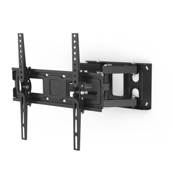 Стойка за телевизор Hama 220830, за стена, за екрани от 32" до 65", VESA до 400x400, до 40 кг, регулируема, черна | JAR Computers Стойка за телевизор Hama 220830