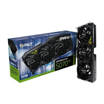 Видео карта Nvidia GF RTX 5070 Ti, 16GB, Palit GamingPro-S, PCI-E 5.0, GDDR7, 256-bit, DisplayPort, HDMI | JAR Computers Palit RTX 5070 Ti GamingPro-S NE7507T019T2-GB2031U