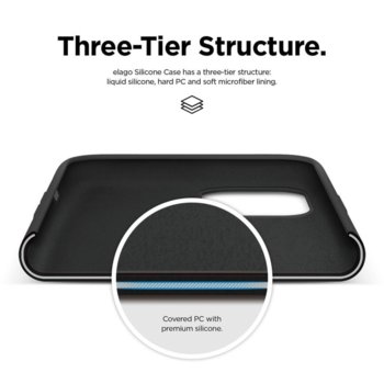 Elago Soft Silicone iPhone 11 black ES11SC61-BK