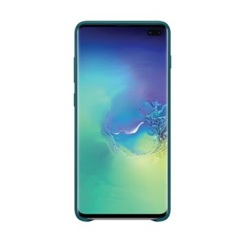 Samsung Leather Cover for Galaxy S10+ Green