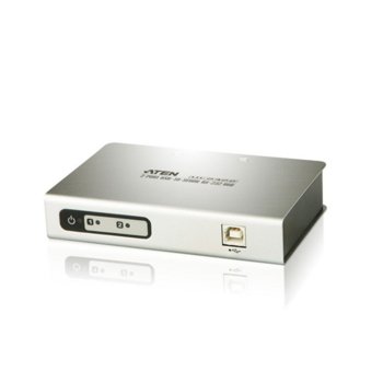 KVM суич ATEN UC2322, от USB B(ж) към 2 x DB-9(ж), 1 устройство | JAR Computers ATEN UC2322 KVM Switch