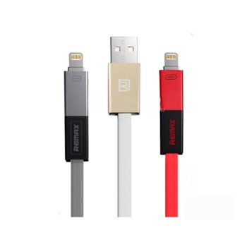 Remax USB A(м) към Micro USB и Lightning, 1m