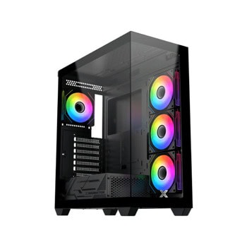 Кутия Xigmatek Blast, EATX/ATX/microATX/Mini-ITX, 1x USB 3.0, с прозорец, черна, без захранване | JAR Computers Xigmatek Blast