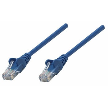 Пач кабел Intellinet 739832, S/FTP, CAT 6, 0.25m, син | JAR Computers Intellinet Cat.6 Cu S/FTP 0.25m, син