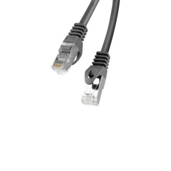 Lanberg patch cord CAT.6 FTP 0.25m, black