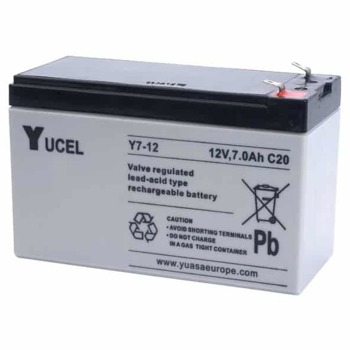 Акумулаторна батерия Yuasa Yucel Y7-12L, 12V, 7Ah, VRLA, F2 конектори image