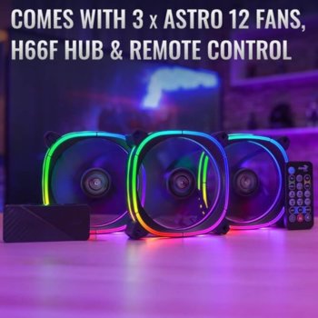 AeroCool Fan Pack 3 in 1 ASTRO 12 Pro RGB