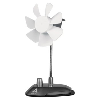 Вентилатор за бюро Arctic Breeze, 1W, 92 mm, USB, бял image