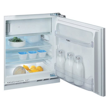 Хладилник с камера Whirlpool WBUF011, клас E, 126 л. общ обем, за вграждане, 150 kWh/годишно разход на енергия, бял | JAR Computers Whirlpool WBUF011