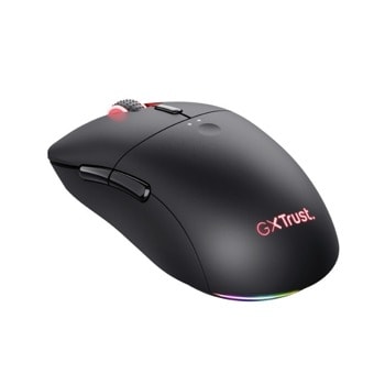 Мишка TRUST GXT 980 Redex, безжична, оптична (10000 dpi), 6 програмируеми бутона, RGB подсветка, USB, черен | JAR Computers TRUST GXT 980 Redex Wireless Gaming Mouse