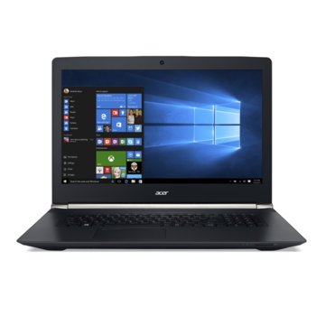 Лаптоп Acer Aspire NITRO VN7-792G-78M3 (NH.G6VEX.023), четириядрен Skylake Intel Core i7-6700HQ 2.60/3.50GHz, 17.3"(43.9cm) FullHD IPS Display & NVIDIA® GTX 960M 4GB,(HDMI), 8GB DDR4, 1TB HDD+ 128 SSD, 1x Typec C, 2x USB 3.0, Linux, 3kg | JAR Computers Acer Aspire NITRO VN7-792G-754J/17 NH.G6VEX.012