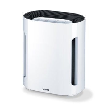 Пречиствател на въздух Beurer LR200, 50W, за помещения до 15 м2, HEPA филтър, 3 настойки, функция за пречистван с йони, бял | JAR Computers Beurer LR200