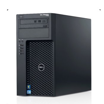 Настолен компютър Dell Precision T1700 MT (CA353PT1700MUFWS), четири-ядрен Intel Core Haswell i7-4790 3.6/4.0Hz, AMD FirePro W4100, 8GB RAM, 1TB SATA 7.2krpm, 4x USB 3.0, клавиатура & мишка, Windows, 7.93 kg | JAR Computers Dell Precision T1700 MT CA353PT1700MUFWS