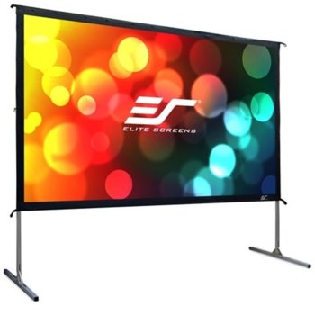 Екран Elite Screens OMS135H2, преносим със сгъваема рамка, 2990 x 1680 мм, 135" (342cm), 16:9 | JAR Computers Elite Screen OMS135H