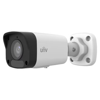 IP камера UniVIEW IPC2128LB-ADF28K-G, насочена "bullet" камера, 8Mpix(3840x2160@15fps), 2.8mm обектив, Ultra H.265/H.264/MJPEG, IR осветеност (до 30m), външна IP67, PoE, MicroSD слот до 256GB, микрофон | JAR Computers UniVIEW IPC2128LB-ADF28K-G