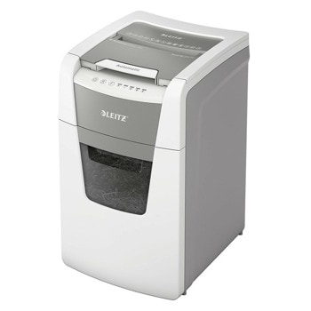 Шредер Leitz IQ Autofeed Office 150 P4, до 8 листа А4, раздробява хартия/кламери/телчета/карти, кошче за отпадъци с обем 44 литра | JAR Computers Шредер Leitz IQ Autofeed Office 150 P4 80130000